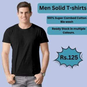 Men Black T Shirt