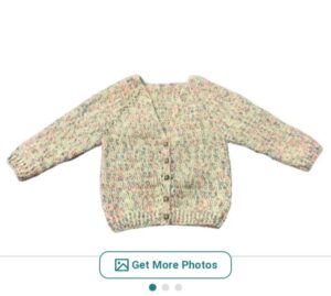 Kids Crochet Cardigan